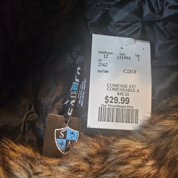 SA Company Nordic White Unisex Trapper Hat - OS - Picture 8 of 9